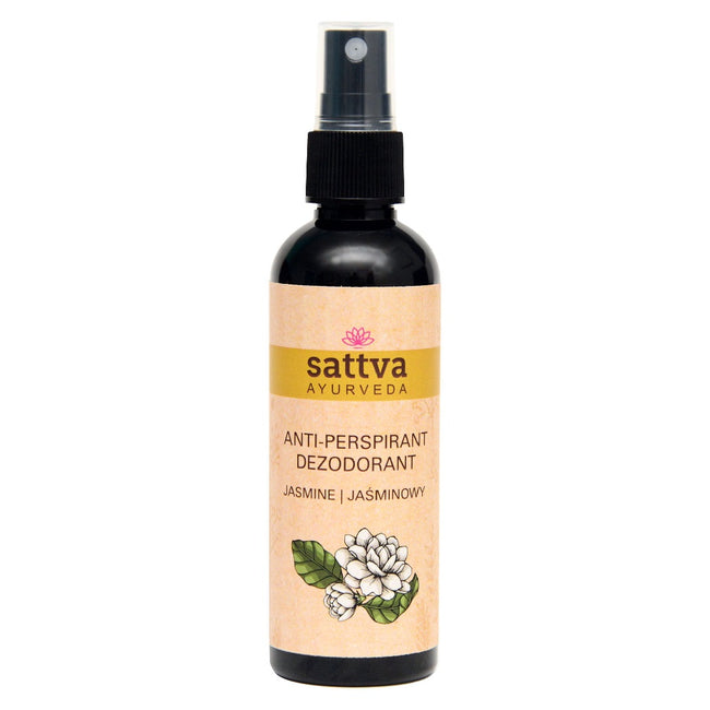 Sattva Ayurveda Anti-Perspirant naturalny antyperspirant w spray'u Jaśminowy 80ml