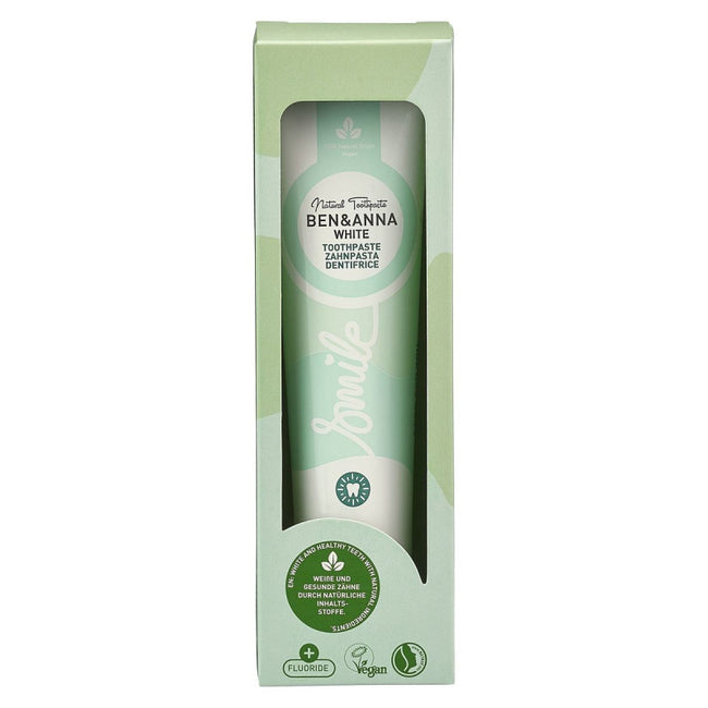 Ben&Anna Natural Toothpaste naturalna pasta aloesowa do zębów z fluorem White 75ml