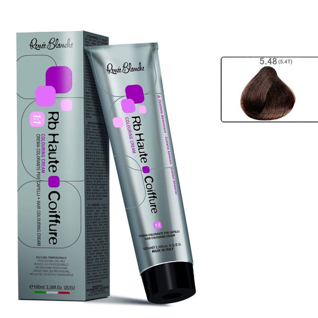 Renee Blanche Haute Coiffure farba do włosów 5.48 Jasny Tytoniowy Brąz 100ml