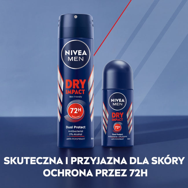 Nivea Men Dry Impact antyperspirant spray 150ml