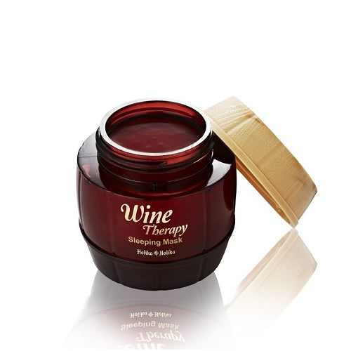 HOLIKA HOLIKA Wine Therapy Sleeping Mask całonocna maseczka z ekstraktem z czerwonego wina 120ml