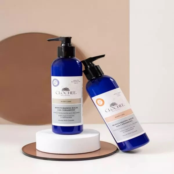 Clochee Simply Organic nawilżający balsam do ciała z ceramidami Sweet Orange & Chili 250ml