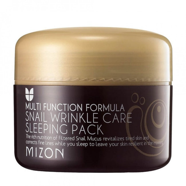 Mizon Multi Function Formula Snail Wrinkle Care Sleeping Pack przeciwzmarszczkowy krem-maska na noc 80ml