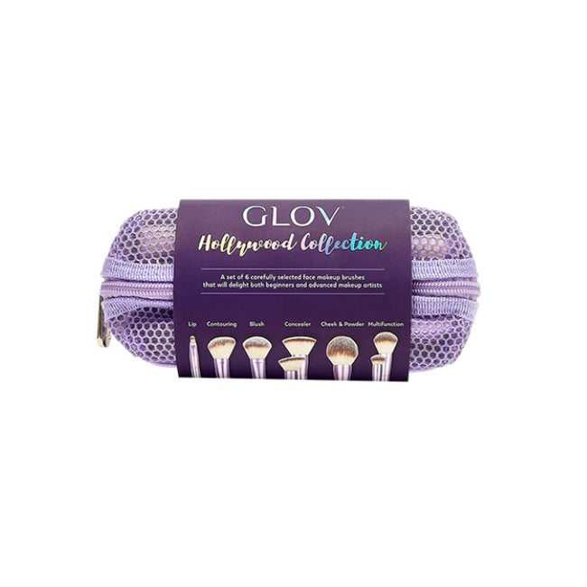 Glov Hollywood Collection zestaw pędzli do makijażu twarzy 6szt