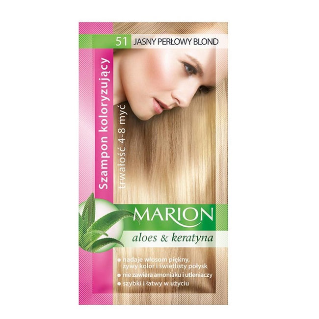 Marion Szampon koloryzujący 4-8 myć 51 Jasny Perłowy Blond 40ml