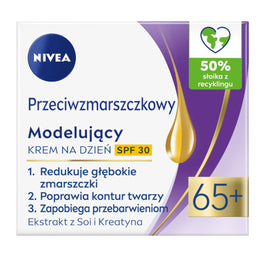 Nivea Przeciwzmarszczkowy + Modelujący krem na dzień SPF30 65+ 50ml