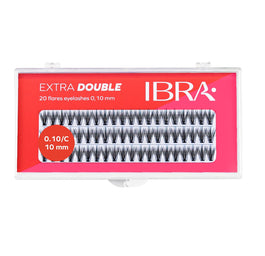 Ibra Kępki sztucznych rzęs Extra Double Knot-Free C 0.10-10mm