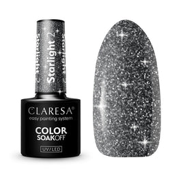 Claresa Soak Off UV/LED Starlight lakier hybrydowy 2 5g