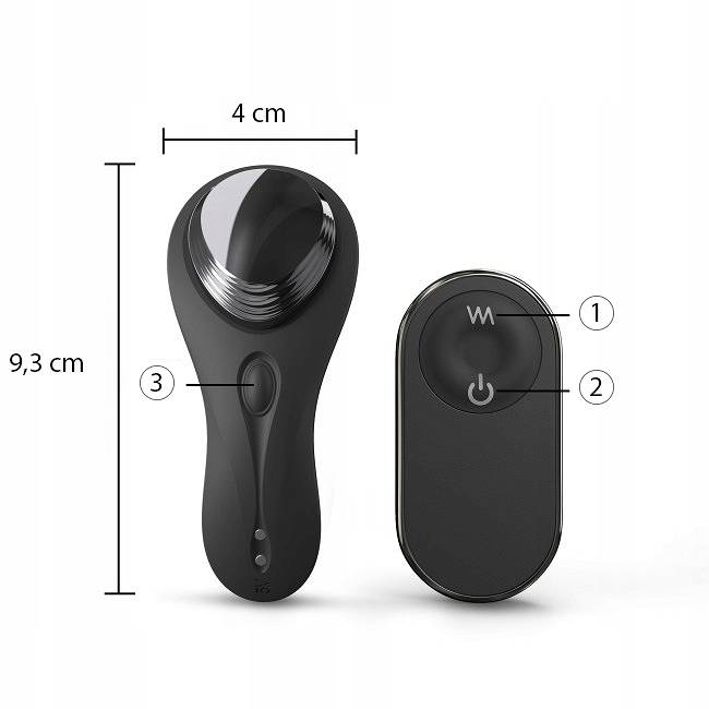 Marc Dorcel Discreet Vibe+ masażer do majtek z magnetycznym zapięciem