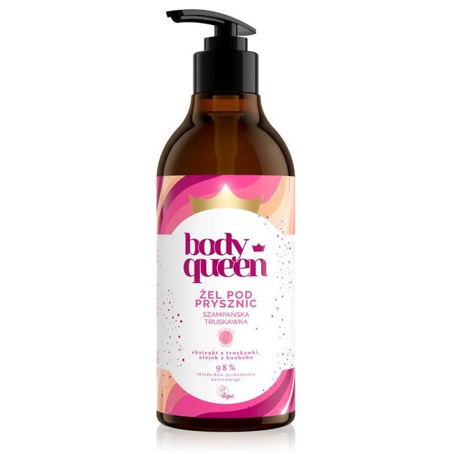 Body Queen Żel pod prysznic Szampańska Truskawka 400ml