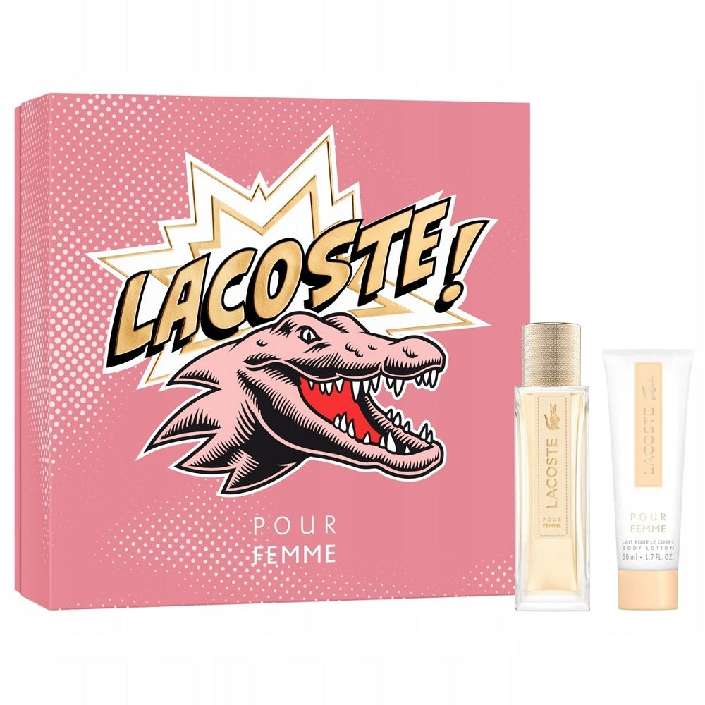 Pour Femme zestaw woda perfumowana spray 50ml + balsam do ciała 50ml