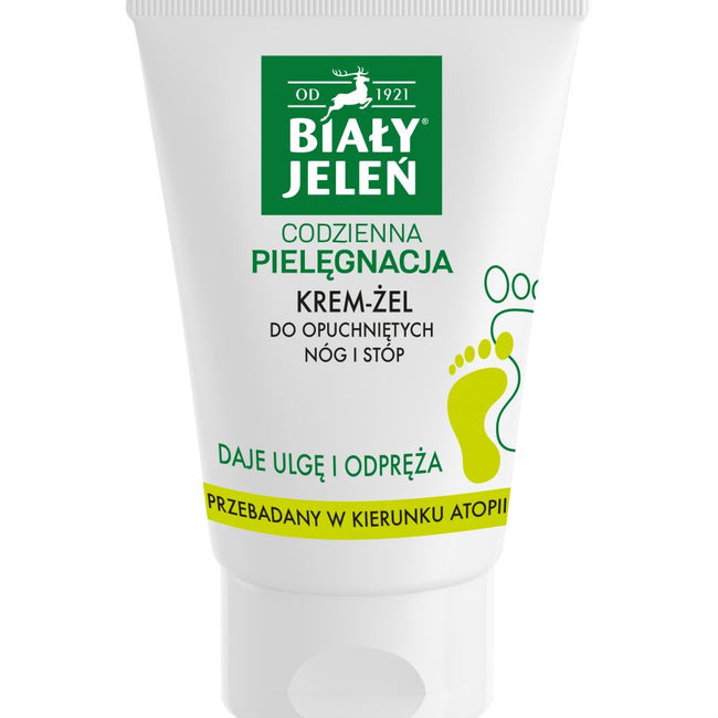 Biały Jeleń Hipoalergiczny krem-żel do opuchniętych nóg i stóp Ulga i Odprężenie 100ml