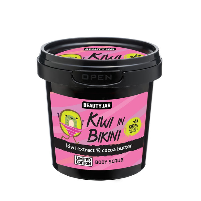 BEAUTY JAR Kiwi In Bikini peeling do ciała z ekstraktem z kiwi i masłem kakaowym 200g