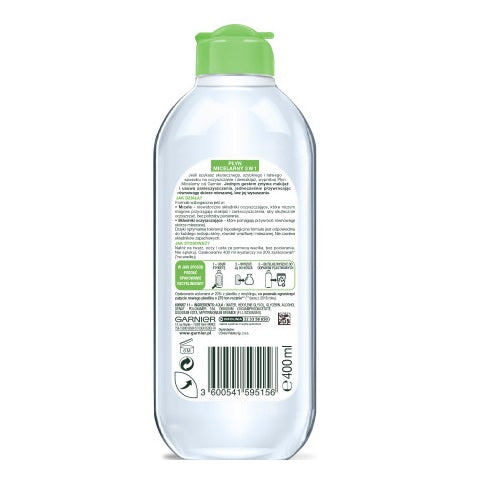 Garnier Skin Naturals płyn micelarny 3w1 skóra normalna i mieszana 400ml