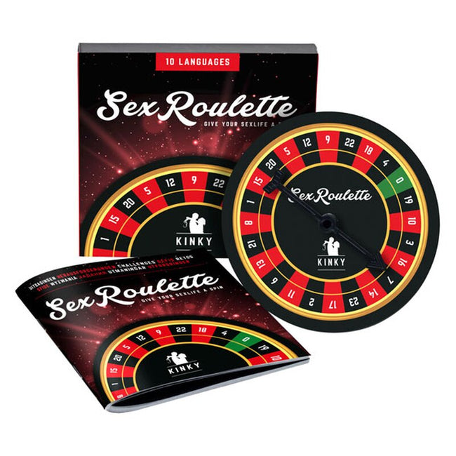 Tease & Please Sex Roulette Kinky wielojęzyczna gra erotyczna