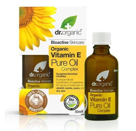 Dr.Organic Vitamin E Pure Oil kojąco-odżywczy olejek z witaminą E do skóry normalnej i suchej 50ml