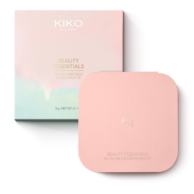 KIKO Milano Beauty Essentials All-In-One Face & Eyes Palette paleta do twarzy i oczu w 4 uniwersalnych kolorach 3g