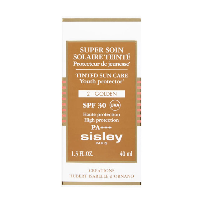 Sisley Super Soin Solaire Tinted Sun Care SPF30 ochronny krem koloryzujący do twarzy 2 Golden 40ml