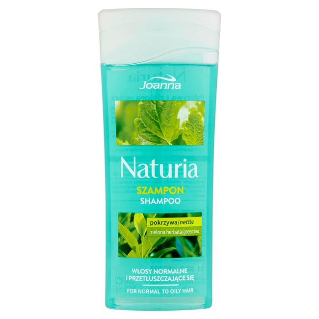 Joanna Naturia szampon do włosów normalnych i przetłuszczających się Pokrzywa i Zielona Herbata 100ml