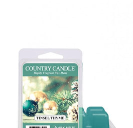 Country Candle Wax wosk zapachowy "potpourri" Tinsel Thyme 64g