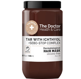The Doctor Health & Care maska do włosów przeciw przetłuszczaniu Dziegieć + Ichthyol + Sebo-Stop Complex 946ml