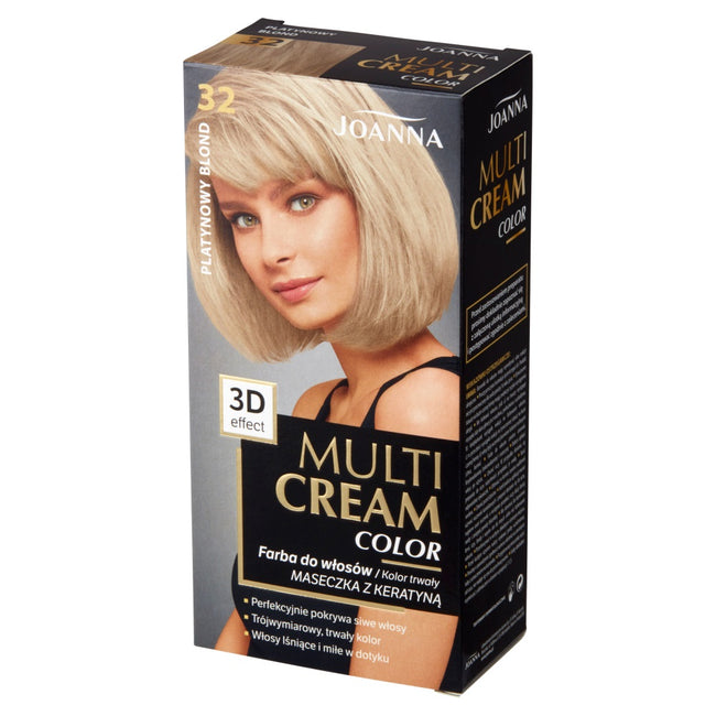 Joanna Multi Cream Color farba do włosów 32 Platynowy Blond