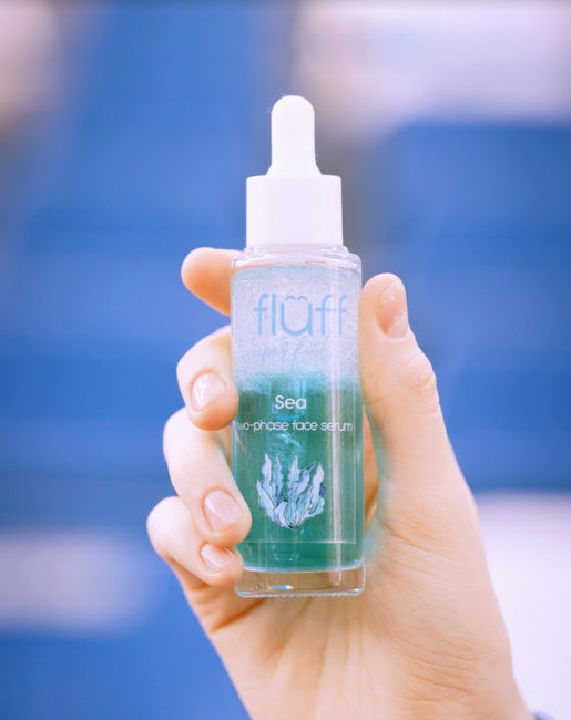 Fluff Two-Phase Face Serum booster dwufazowy do twarzy Morski 40ml