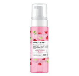 Bielenda Eco Sorbet pianka micelarna do oczyszczania twarzy nawilżająco-kojąca Malina 150ml