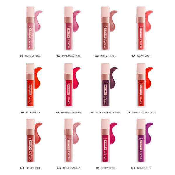L'Oreal Paris Les Macarons Matt Lipstick matowa pomadka w płynie 822 Mon Caramel 7.6ml