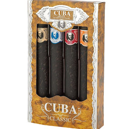 Cuba Original Cuba Classic zestaw Gold woda toaletowa + Blue woda toaletowa + Red woda toaletowa + Orange woda toaletowa 4x35ml