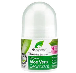Dr.Organic Aloe Vera Deodorant antybakteryjny dezodorant w kulce z organicznym aloesem 50ml