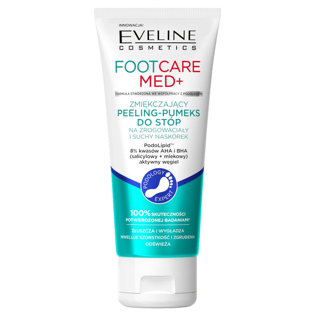 Eveline Cosmetics Foot Care Med+ zmiękczający peeling-pumeks do stóp 100ml