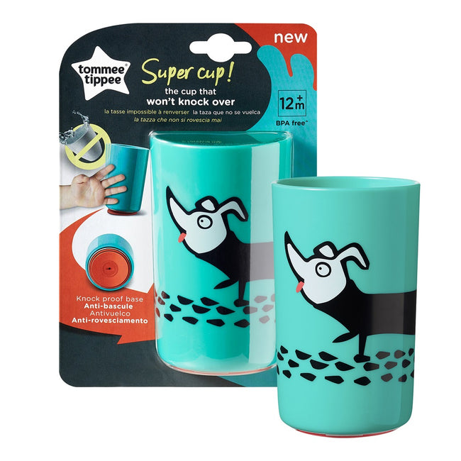 Tommee Tippee Super Cup kubek z przyczepną podstawą 12m+ Zielony 300ml