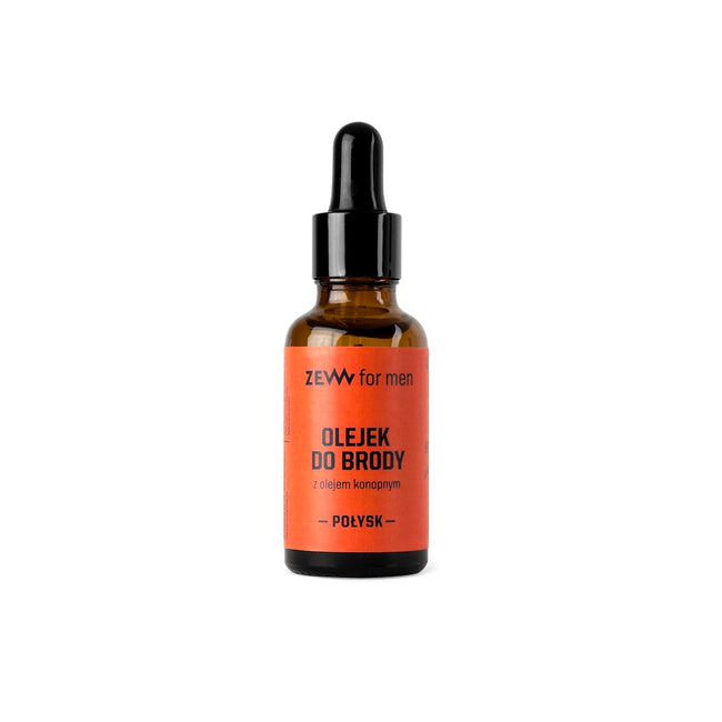Zew For Men Olejek do brody z olejem konopnym Połysk 30ml