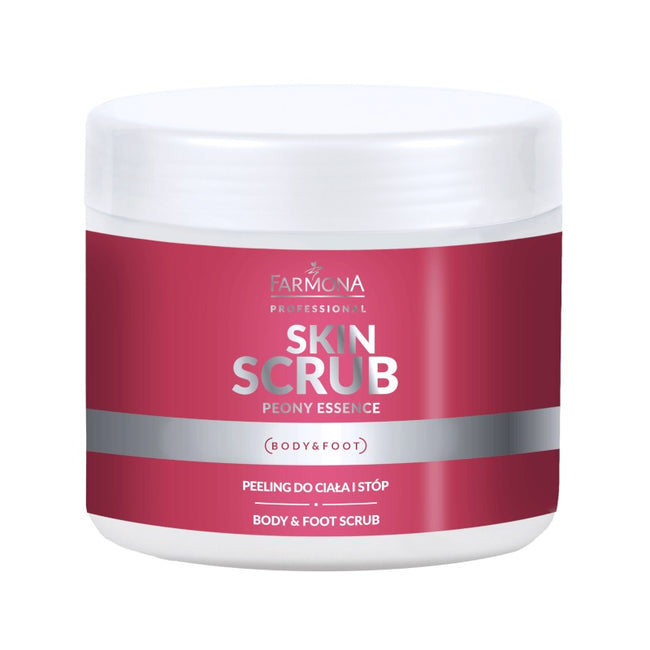 Farmona Professional Skin Scrub Peony Essence peeling do ciała i stóp 500g