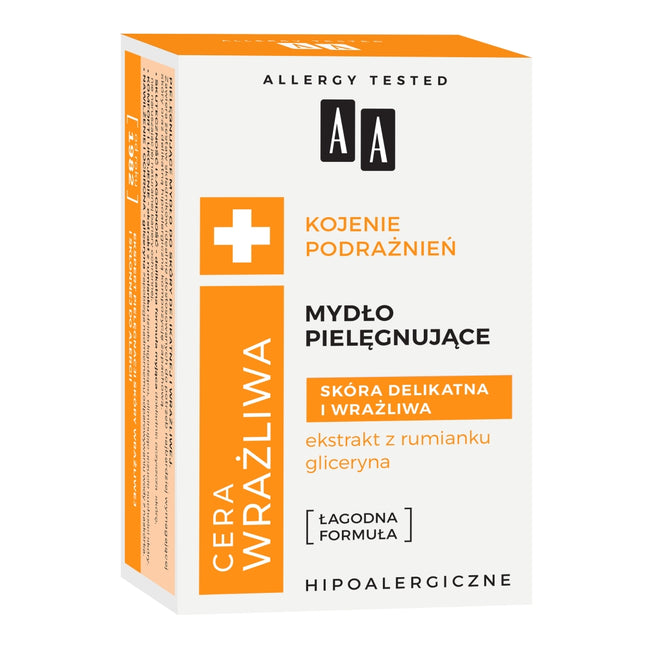 AA Cera Wrażliwa mydło do delikatnej i wrażliwej skóry 90g