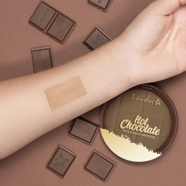 Lovely Hot Chocolate czekoladowy bronzer do twarzy i ciała 16g