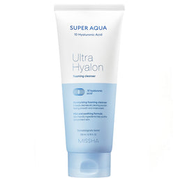 Missha Super Aqua Ultra Hyalron Foaming Cleanser nawilżająca pianka oczyszczająca z kwasem hialuronowym 200ml