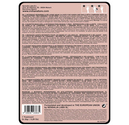 IROHA nature Repairing & Relaxing Hand & Nail Mask naprawczo-relaksacyjna maseczka w płachcie do dłoni i paznokci Cannabis 2x8g