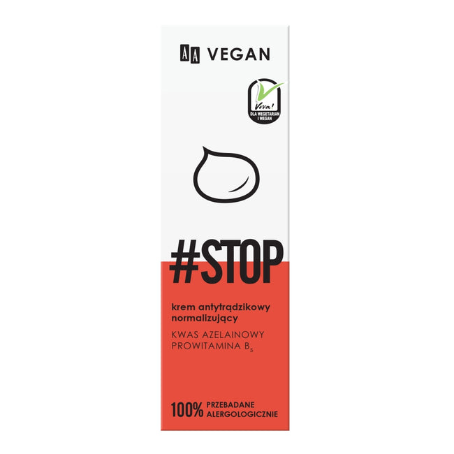 AA Vegan antytrądzikowy krem normalizujący 40ml