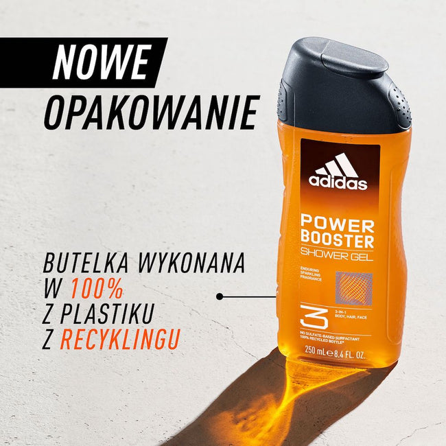 Adidas Power Booster żel pod prysznic dla mężczyzn 250ml