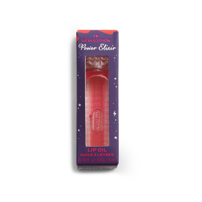 Makeup Revolution I Heart Revolution Lip Oil Elixir olejek do ust Love 3ml