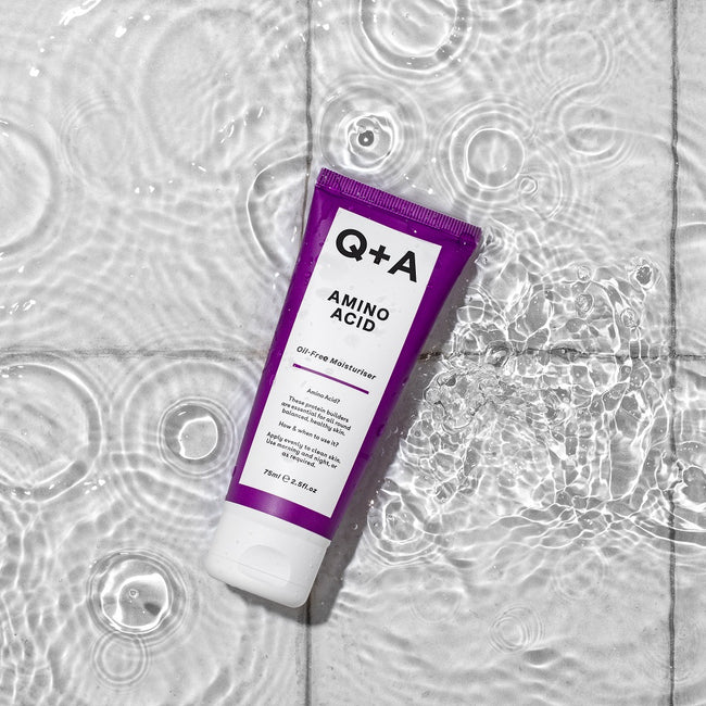 Q+A Amino Acid Oil-Free Moisturiser bezolejowy regulujący krem z aminokwasem 75ml