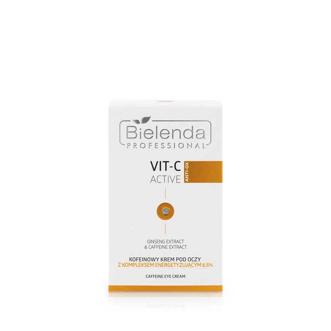 Bielenda Professional Vit-C Active kofeinowy krem pod oczy z kompleksem energetyzującym 6.5% 15ml