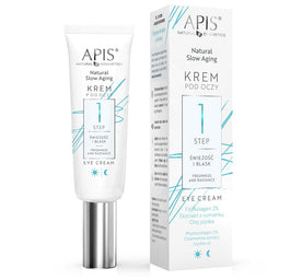 APIS Natural Slow Aging krem pod oczy step 1 świeżość i blask 15ml