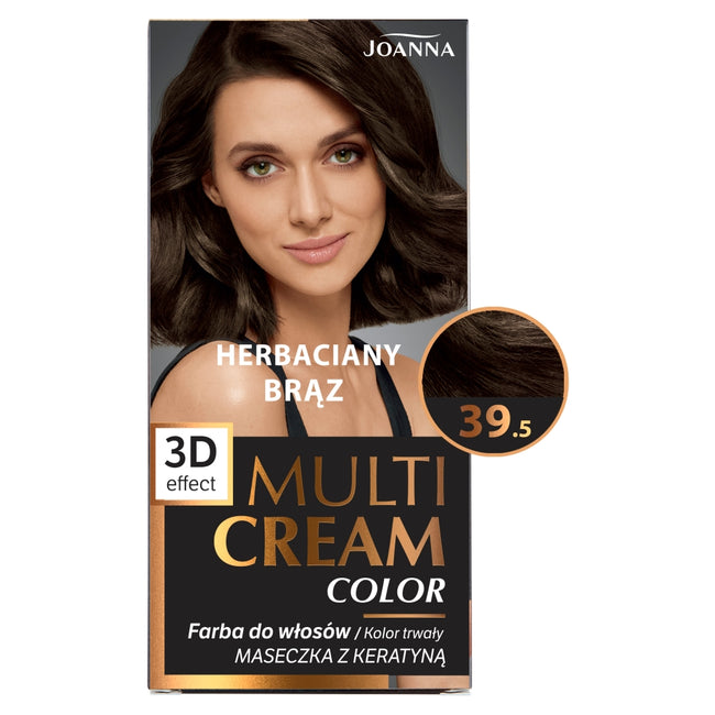 Joanna Multi Cream Color farba do włosów 39.5 Herbaciany Brąz