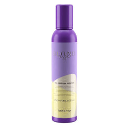 Inebrya Blondesse No-Yellow Mousse odżywka w piance do włosów blond rozjaśnianych i siwych 250ml