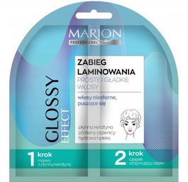 Marion Professional Glossy Effect profesjonalny zabieg laminowania Proste i gładkie włosy 20ml