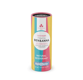 Ben&Anna Natural Soda Deodorant naturalny dezodorant na bazie sody sztyft kartonowy Coco Mania 40g