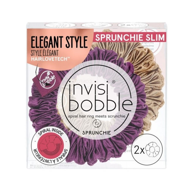 Invisibobble Sprunchie Slim gumki do włosów The Snuggle Is Real 2szt.